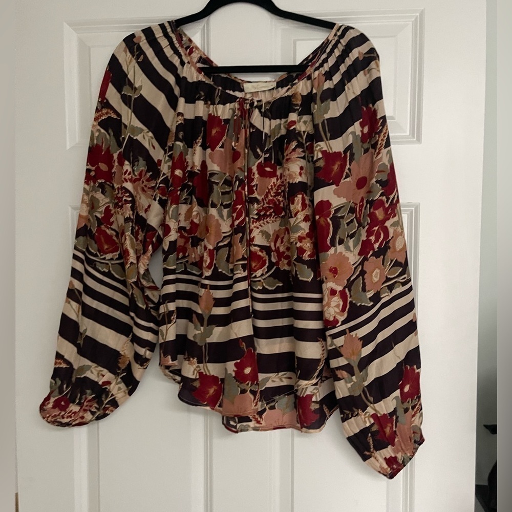 NWT Anthropologie silk blouse Sz s - Picture 5 of 12